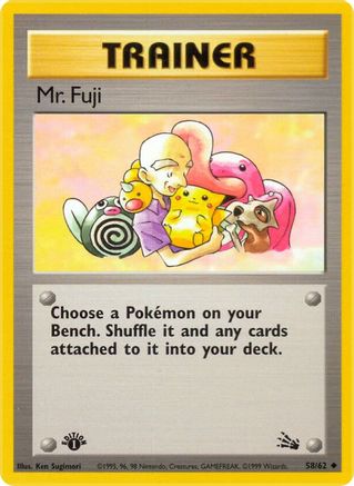 Mr. Fuji (58)/62 Uncommon 1st Edition