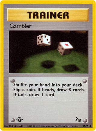 Gambler (60)/62 Common 1st Edition