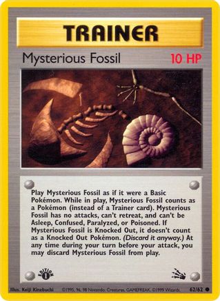 Mysterious Fossil (62)/62 Common 1st Edition