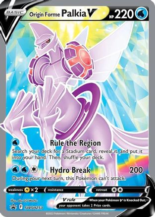 Origin Forme Palkia V (SWSH253)/307 Promo Holofoil