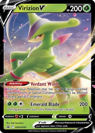 Virizion V - SWSH295 (SWSH295)/307 Promo Holofoil