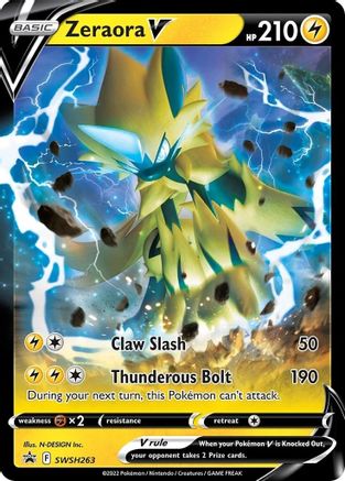 Zeraora V - SWSH263 (SWSH263)/307 Promo Holofoil
