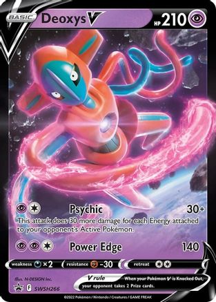 Deoxys V - SWSH266 (SWSH266)/307 Promo Holofoil