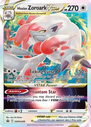 Hisuian Zoroark VSTAR - SWSH298 (SWSH298)/307 Promo Holofoil