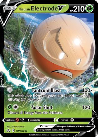 Hisuian Electrode V - SWSH294 (SWSH294)/307 Promo Holofoil
