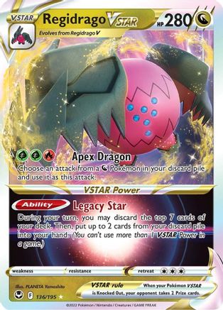 Regidrago VSTAR (136)/195 Ultra Rare Holofoil