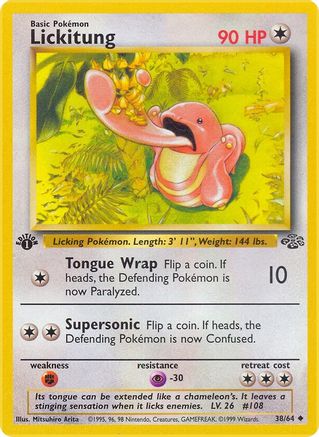 Lickitung (38)/64 Uncommon 1st Edition