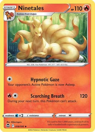 Ninetales (18)/195 Uncommon Reverse Holofoil