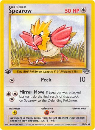 Spearow (62)/64 Common 1st Edition