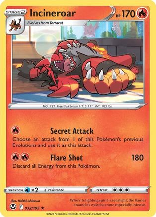 Incineroar (32)/195 Rare
