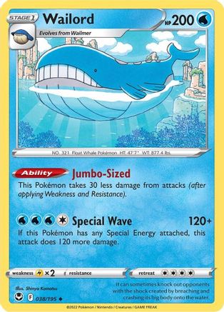 Wailord (38)/195 Uncommon