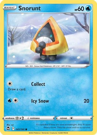 Snorunt (41)/195 Common Reverse Holofoil