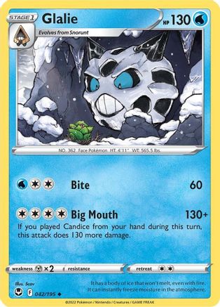 Glalie (42)/195 Uncommon