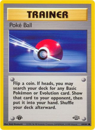 Poke Ball (64)/64 Common 1st Edition