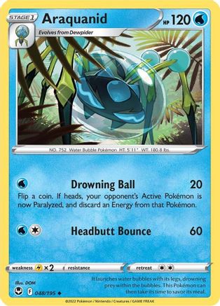 Araquanid (48)/195 Uncommon Reverse Holofoil
