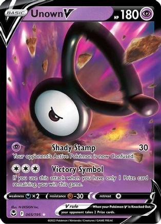Unown V (65)/195 Ultra Rare Holofoil