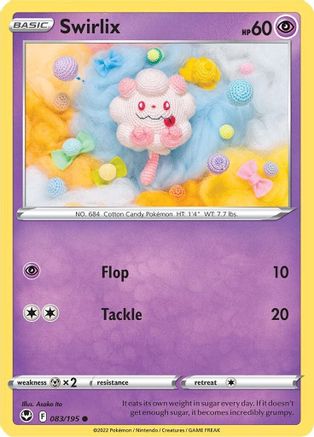 Swirlix (83)/195 Common Reverse Holofoil