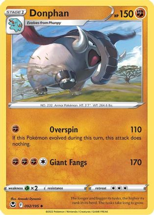 Donphan (92)/195 Uncommon