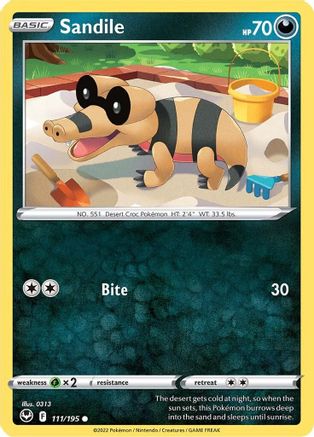 Sandile (111)/195 Common Reverse Holofoil