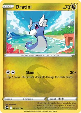 Dratini (129)/195 Common Reverse Holofoil