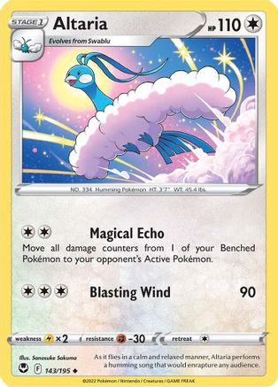 Altaria (143)/195 Uncommon Reverse Holofoil