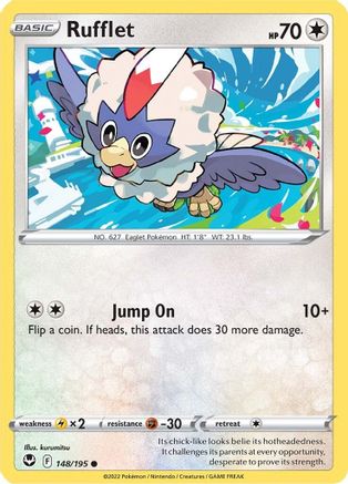 Rufflet (148)/195 Common Reverse Holofoil