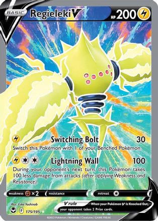 Regieleki V (Full Art) (175)/195 Ultra Rare Holofoil