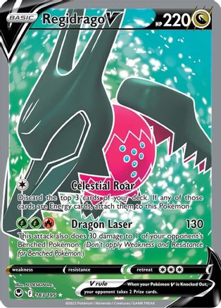 Regidrago V (Full Art) (183)/195 Ultra Rare Holofoil