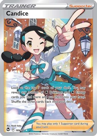 Candice (Full Art) (189)/195 Ultra Rare Holofoil