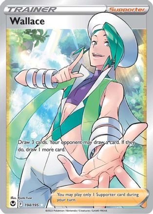 Wallace (Full Art) (194)/195 Ultra Rare Holofoil