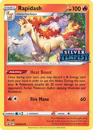 Rapidash - SWSH270 (Prerelease) (SWSH270)/307 Promo Holofoil
