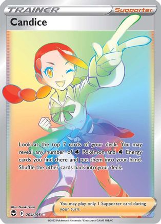 Candice (Secret) (204)/195 Secret Rare Holofoil