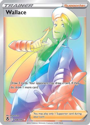 Wallace (Secret) (208)/195 Secret Rare Holofoil