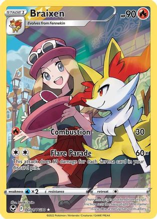 Braixen (TG01)/30 Ultra Rare Holofoil