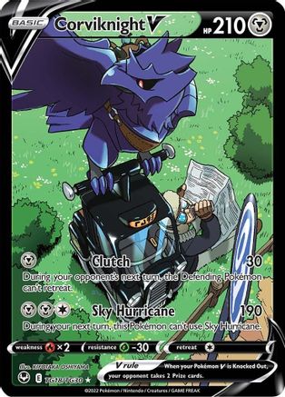 Corviknight V (TG18)/30 Ultra Rare Holofoil