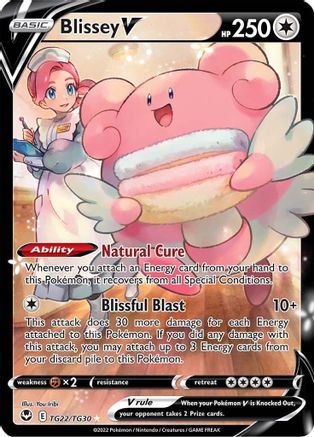 Blissey V (TG22)/30 Ultra Rare Holofoil