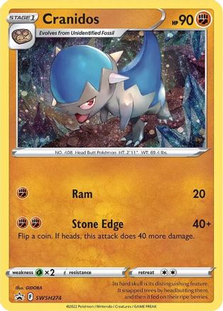Cranidos - SWSH274 (SWSH274)/307 Promo Holofoil