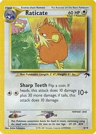 Raticate (6)/18 Promo