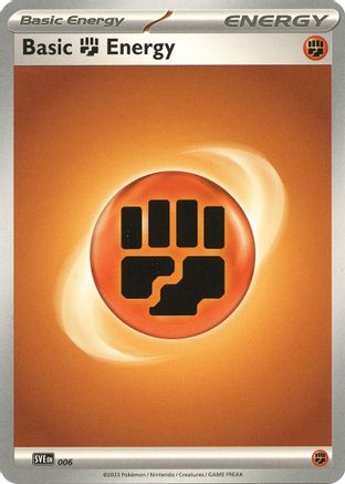 Basic Fighting Energy (6) Common Holofoil