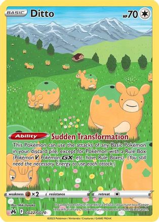 Ditto (GG22)/70 Ultra Rare Holofoil