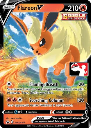 Flareon V (SWSH149) Promo Holofoil
