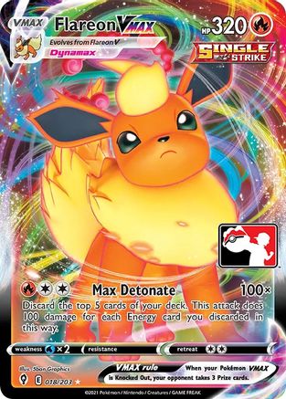 Flareon VMAX (18) Ultra Rare Holofoil