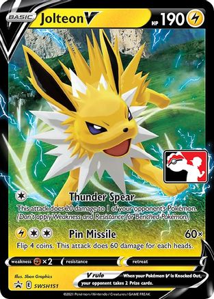 Jolteon V (SWSH151) Promo Holofoil