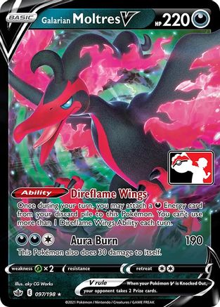 Galarian Moltres V (97) Ultra Rare Holofoil