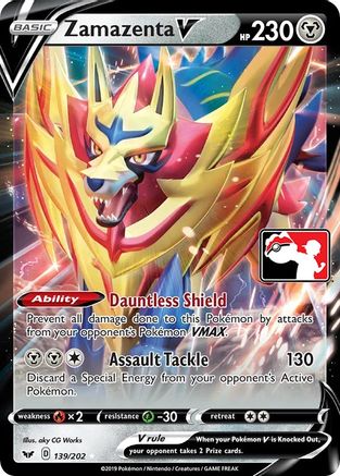 Zamazenta V - 139/202 (139) Ultra Rare Holofoil