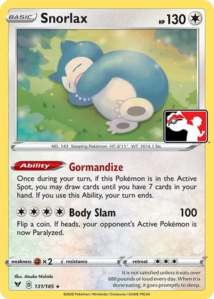 Snorlax - 131/185 (131) Rare Holofoil