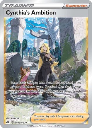 Cynthia's Ambition (GG60)/70 Ultra Rare Holofoil