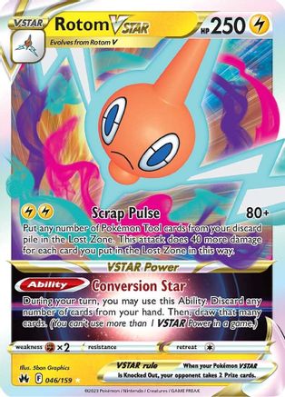 Rotom VSTAR (46)/159 Ultra Rare Holofoil