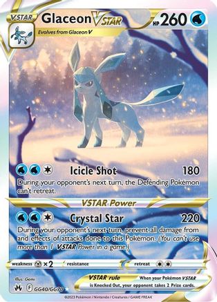 Glaceon VSTAR (GG40)/70 Ultra Rare Holofoil