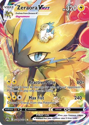Zeraora VMAX (GG42)/70 Ultra Rare Holofoil